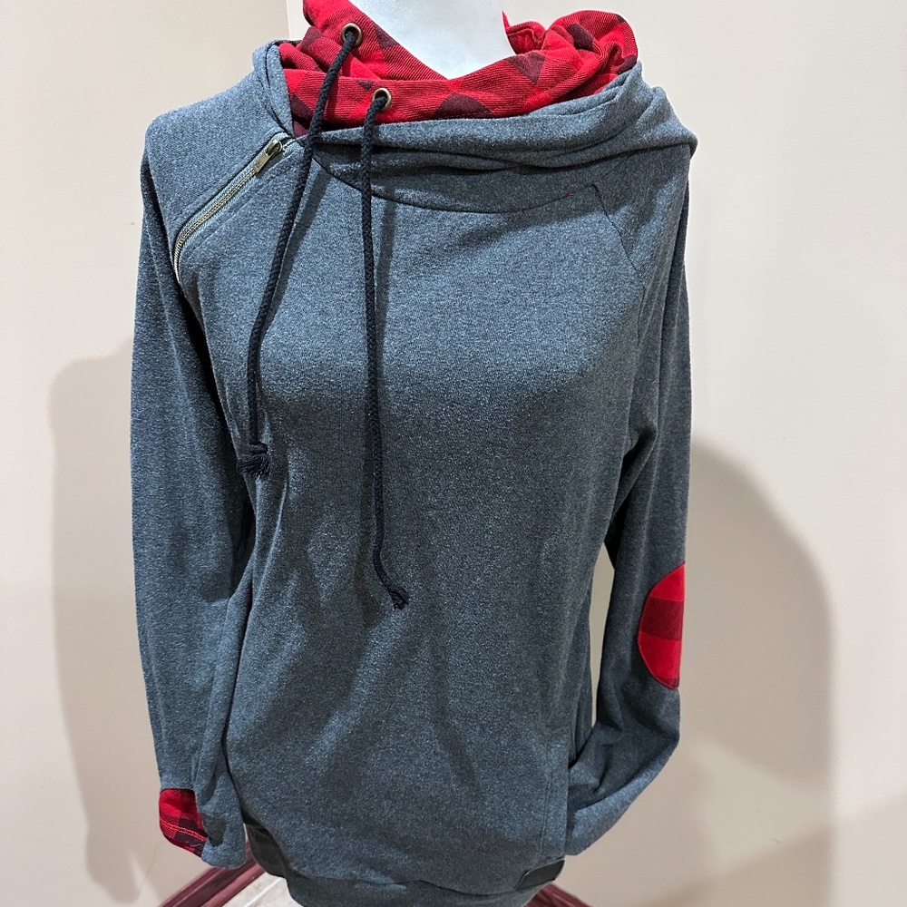 ampersand ave. double hooded sweatshirt